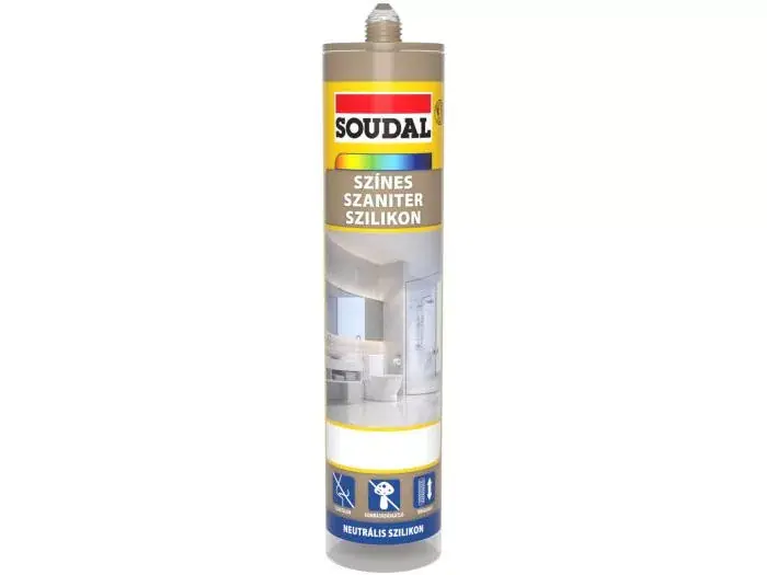 Exkluzív ajánlat Soudal Színes szaniter-neutrális szilikon 310ml Karamell