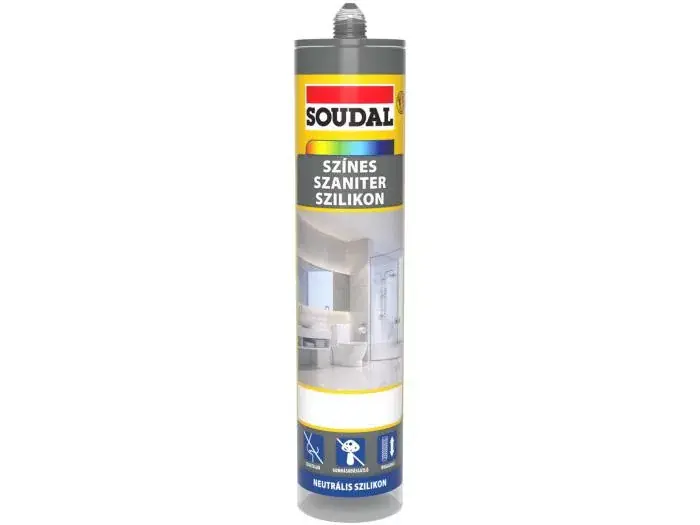 Vedd meg online Soudal Színes szaniter-neutrális szilikon 310ml Antracit