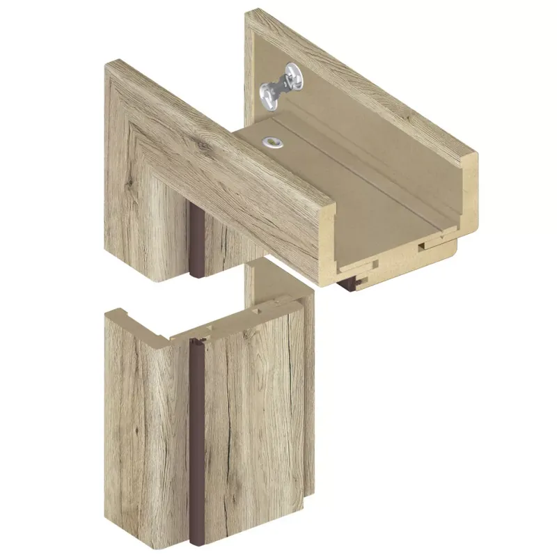 Exkluzív ajánlat Beltéri ajtó állítható tok 120-139mm 75x210 Csomós tölgy balos