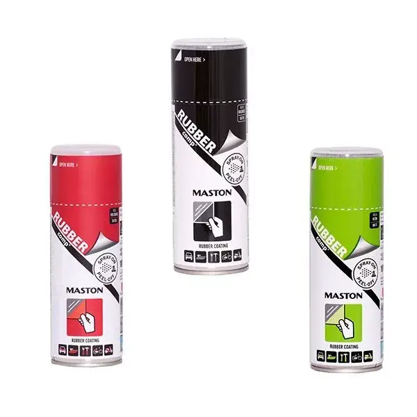 Maston Rubber Comp lehúzható gumis felület spray 400ml matt Fekete Expressz kézbesítés