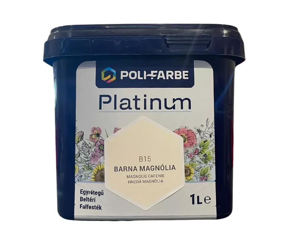 Expressz kézbesítés Platinum beltéri falfesték 1l Barna magnólia