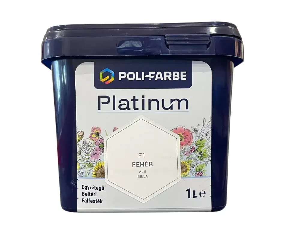 Expressz kézbesítés Platinum beltéri falfesték 1l Fehér