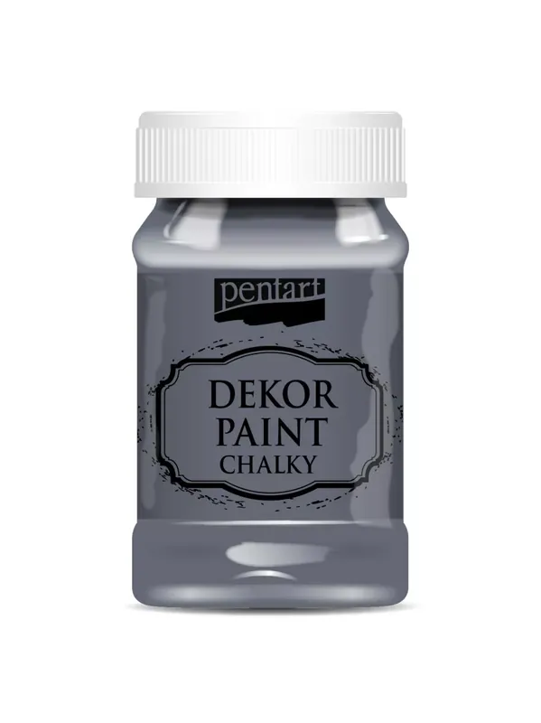 Csak ma Pentart Krétafesték lágy dekorfesték 230ml Grafitszürke
