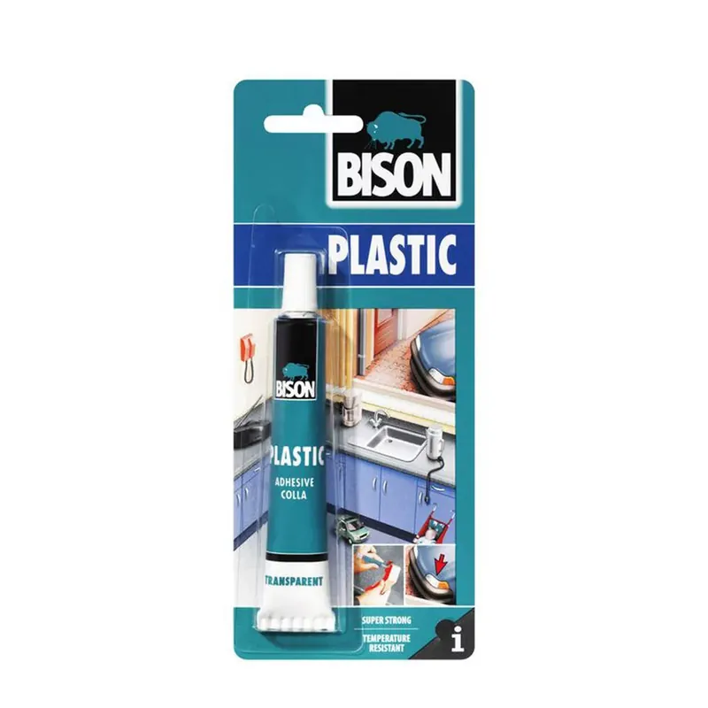 Olcsóbb Bison átlátszó műanyagragasztó 25ml