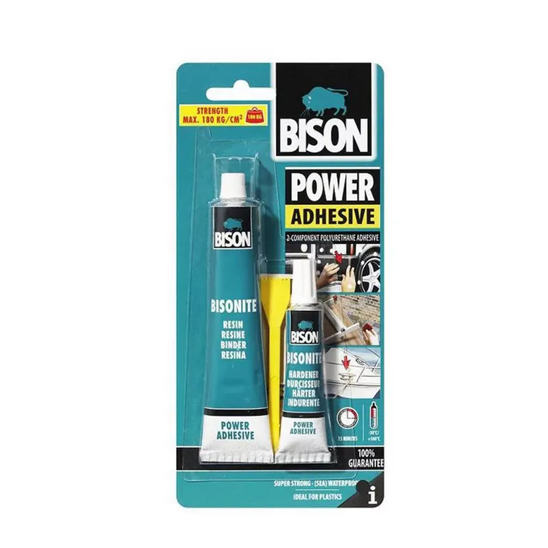 Árengedmény Bison kétkomponensű extra erős poliuretán ragasztó 65ml