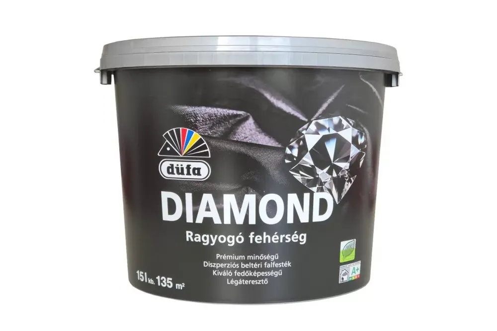 Düfa Diamond beltéri falfesték 15l Fehér Népszerű
