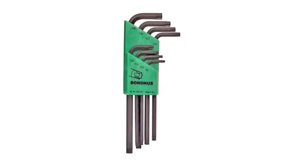 TORXKULCS KÉSZLET T9-T40/08DB. LYUKAS TORX BONDHUS 32434 TR-TL8 Népszerű