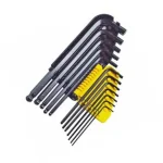 Szuper akció STANLEY 069257 IMBUSZKULCS KÉSZLET GÖMBVÉGŰ 3/8col-1/16col/12DB-OS