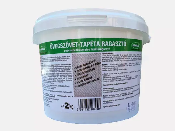 Üvegszövet-tapéta ragasztó 2kg Expressz szállítás