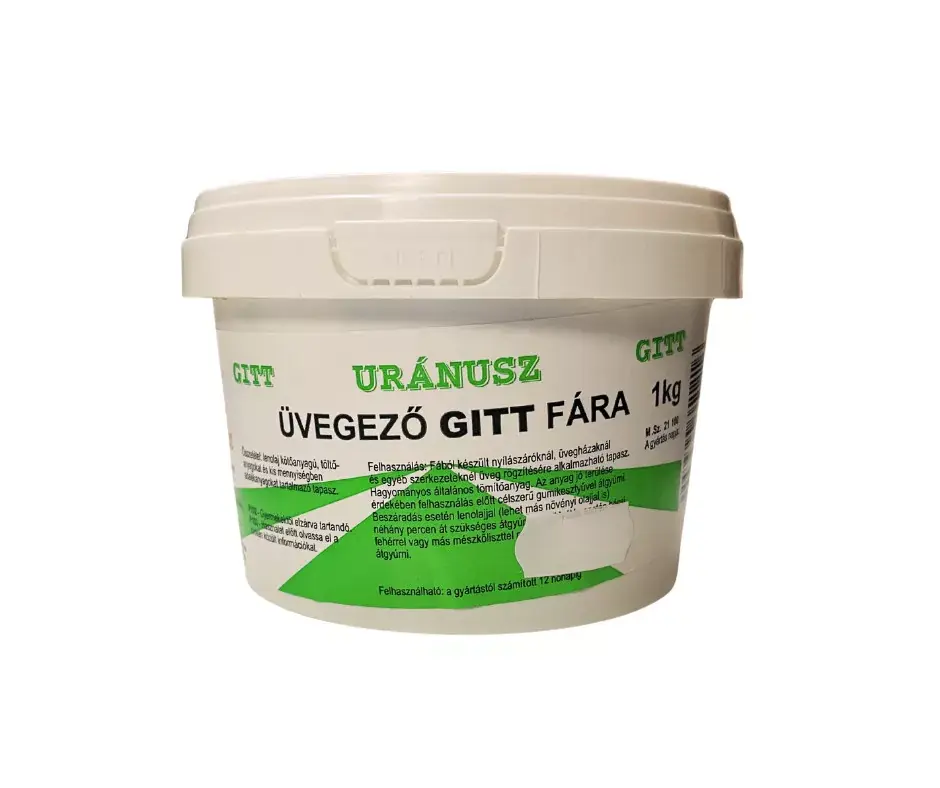 Akciós ár Uránusz üvegező gitt fára 1kg
