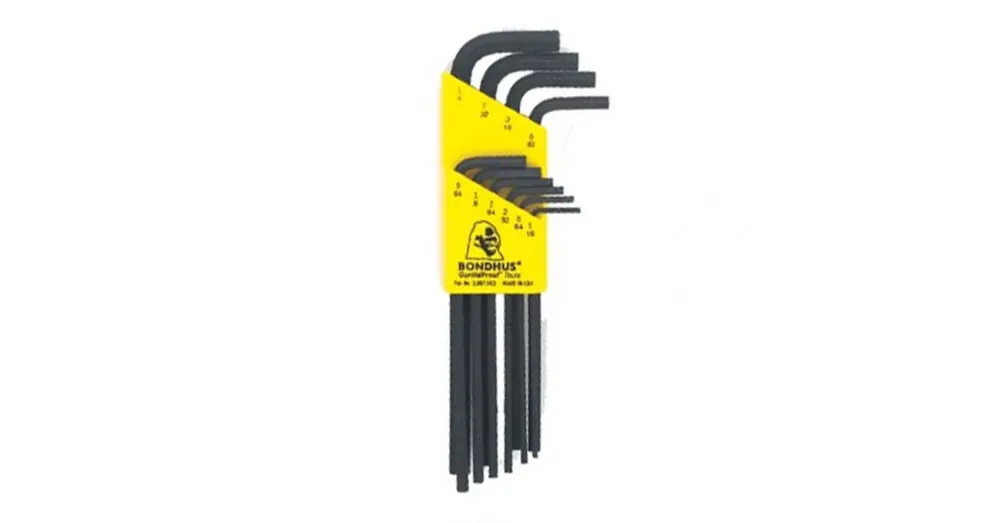 IMBUSZKULCS KÉSZLET HLX10 1/16-1/4/10DB-OS BONDHUS 12138 Csak ma