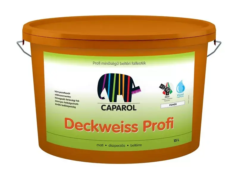 Ajánlat Caparol DeckWeiss Profi beltéri falfesték 15l Fehér