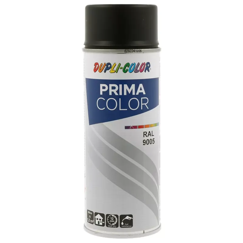 Akció DC Prima Color akril spray 400ml RAL9005 selyemfényű Fekete