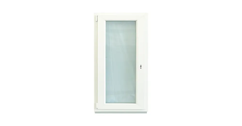 Kedvezményes ár 60x90 Brügmann 2 rétegű üveggel bukó nyíló balos műanyag ablak fehér 5 kamrás
