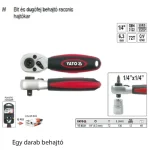 YATO 0331 DUGÓKULCS RACSNIS HAJTÓ 1/4col FIX 136mm C6.3 1/4col-1/4col Outlet