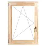 Akciós ár 60x90 bukó nyíló balos fa ablak natúr