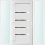 180x210 balos Boston tömör bejárati ajtó 3 rétegű üveggel és hőszigetelt panellel 5 kamrás fehér Azonnal elérhető