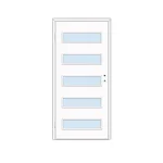 Akció Dekor beltéri ajtó Athosz 75x210 balos fehér 10-12 tokkal