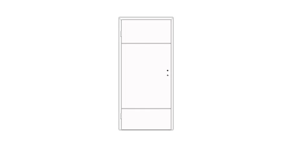 Legjobb ár Dekor beltéri ajtó Gordion P II 100x210 balos fehér 10-12 tokkal