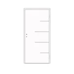 Dekor beltéri ajtó Gordion R 75x210 jobbos fehér 10-12 tokkal Ajánlat