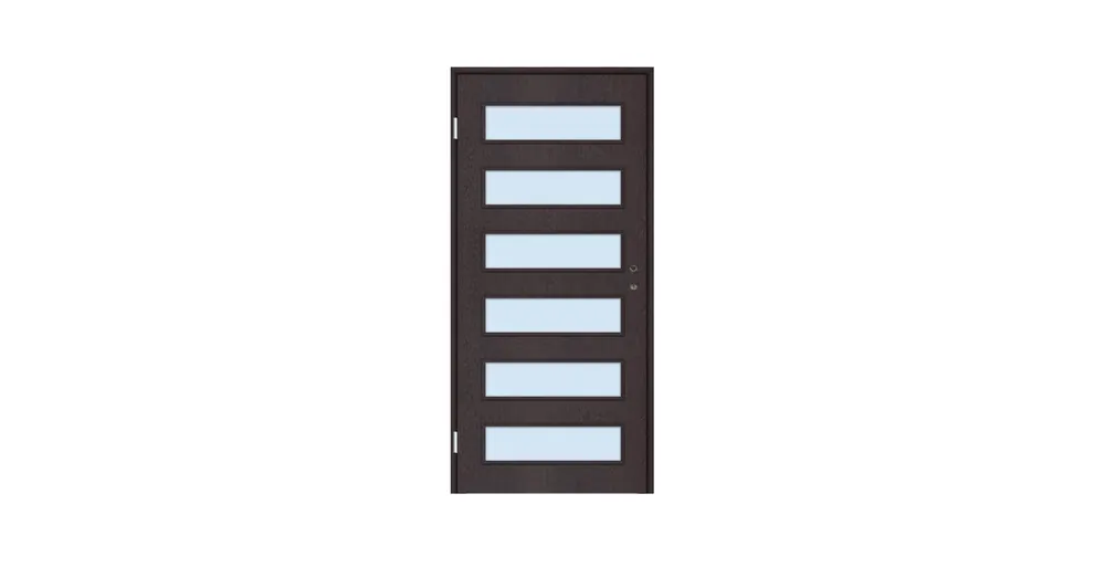 Legkelendőbb Dekor beltéri ajtó Hormuz 100x210 balos wenge 10-12 tokkal