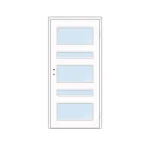 Dekor beltéri ajtó Jáva 90x210 jobbos fehér 10-12 tokkal Vásárlói kedvenc