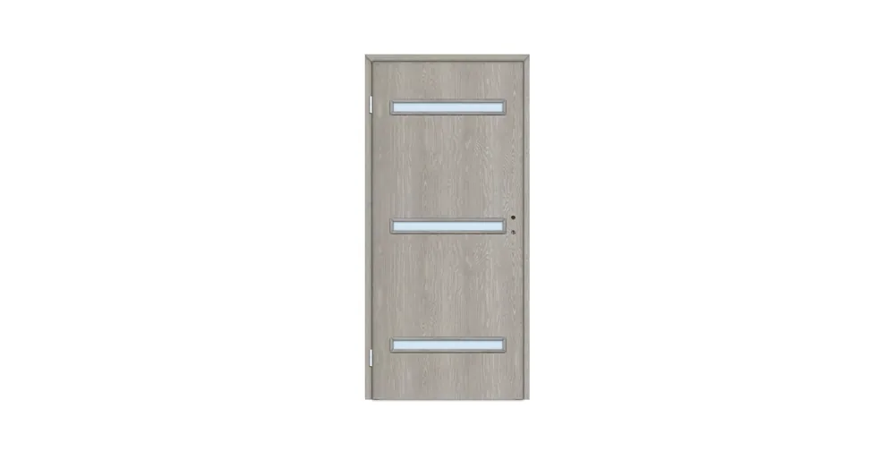 Árengedmény Dekor beltéri ajtó Milétosz III 100x210 balos sziklás fenyő 10-12 tokkal