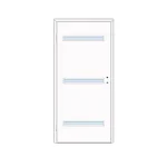 Árcsökkenés Dekor beltéri ajtó Milétosz III 100x210 balos fehér 10-12 tokkal