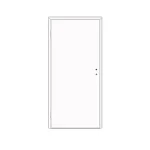 Csak ma Dekor beltéri ajtó Szicilia 90x210 balos fehér 10-12 tokkal