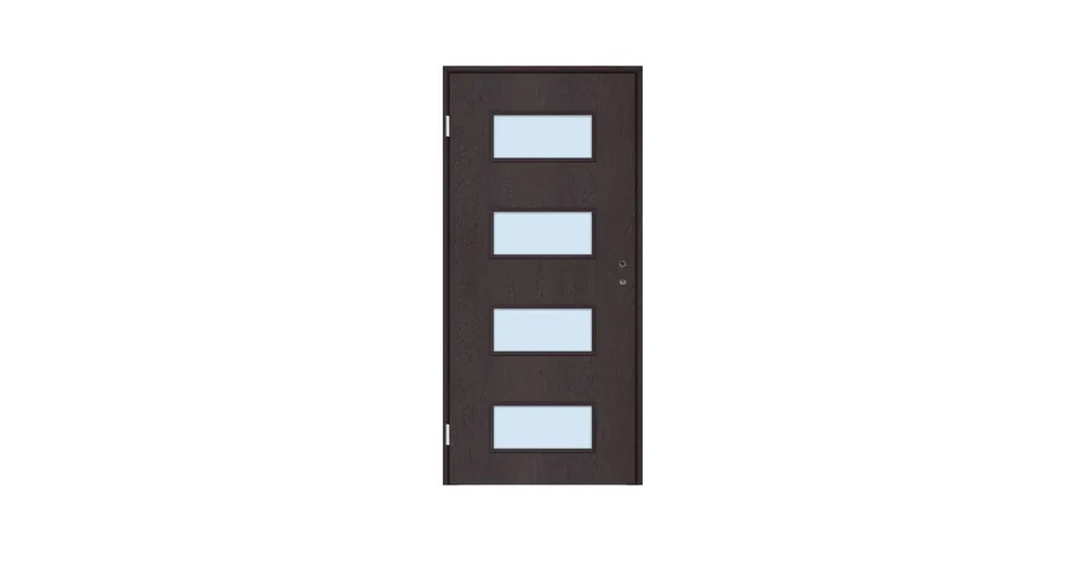Alacsony ár Dekor beltéri ajtó Théba 75x210 balos wenge 10-12 tokkal
