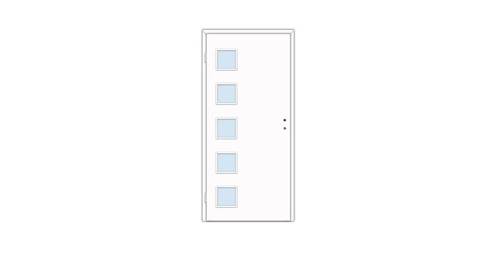 Dekor beltéri ajtó Théra 100x210 balos fehér 10-12 tokkal Azonnali szállítás